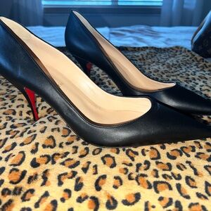 Christian Louboutin Women's Decollete 554 Pumps Leather